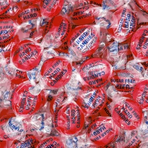 Sugar Free Cinnamon Hard Candy Discs -5 lb Individually Wrapped diabetic/keeto