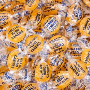 Butterscotch( Sugar Free )old fashioned  Discs Hard Candy - 1lb